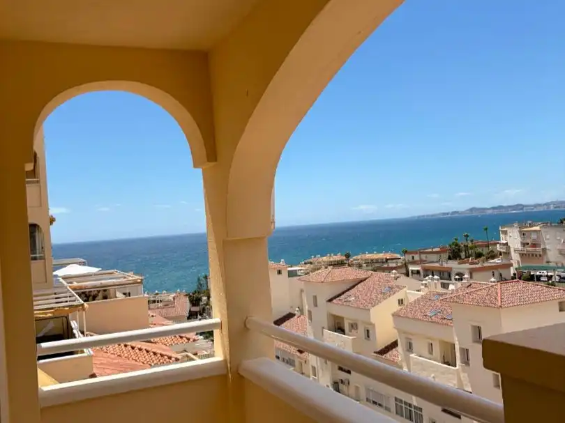 Flat for rent in Calle Ancla, 3, Zona Centro Comercial Torrequebrada Balcony of Flat for rent in Benalmádena with Air Conditioner, Terrace and Swimming Pool