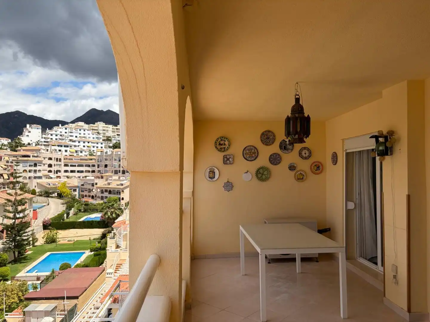 Flat for rent in Calle Ancla, 3, Zona Centro Comercial Torrequebrada Balcony of Flat for rent in Benalmádena with Air Conditioner, Terrace and Swimming Pool
