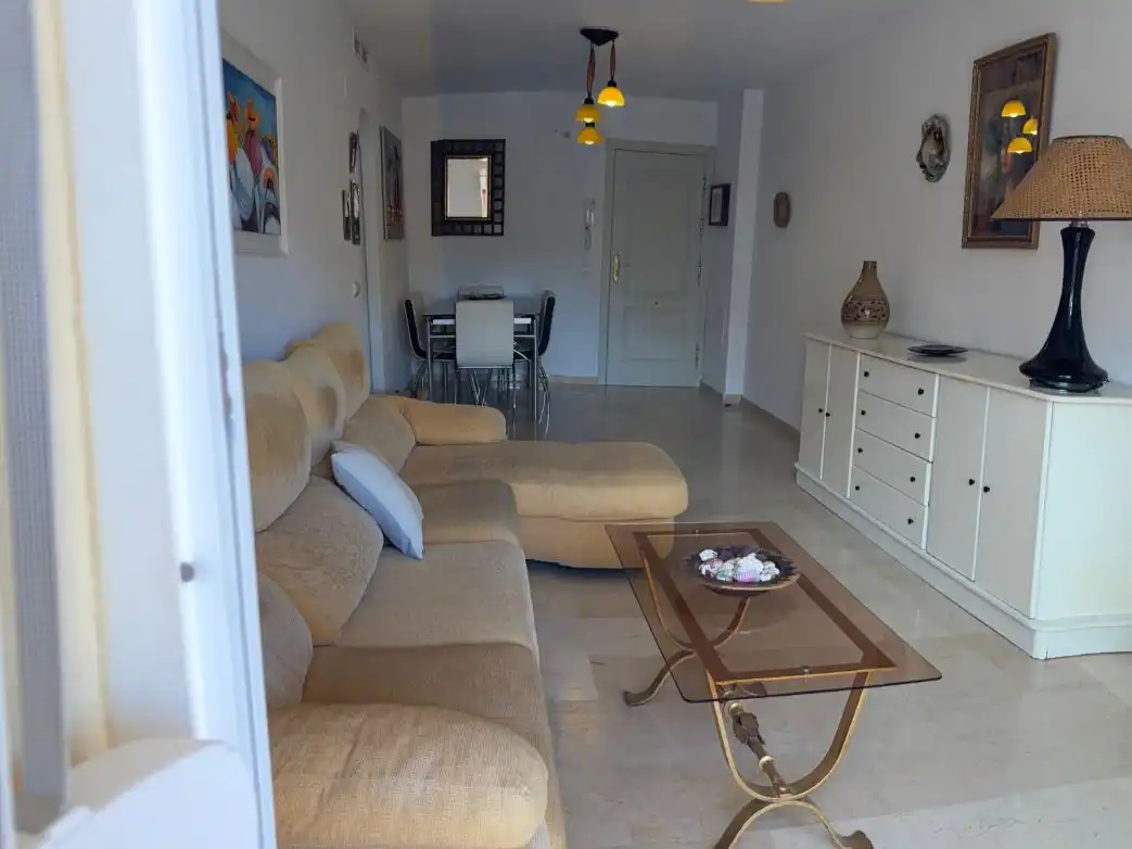 Flat for rent in Calle Ancla, 3, Zona Centro Comercial Torrequebrada Living room of Flat for rent in Benalmádena with Air Conditioner, Terrace and Swimming Pool