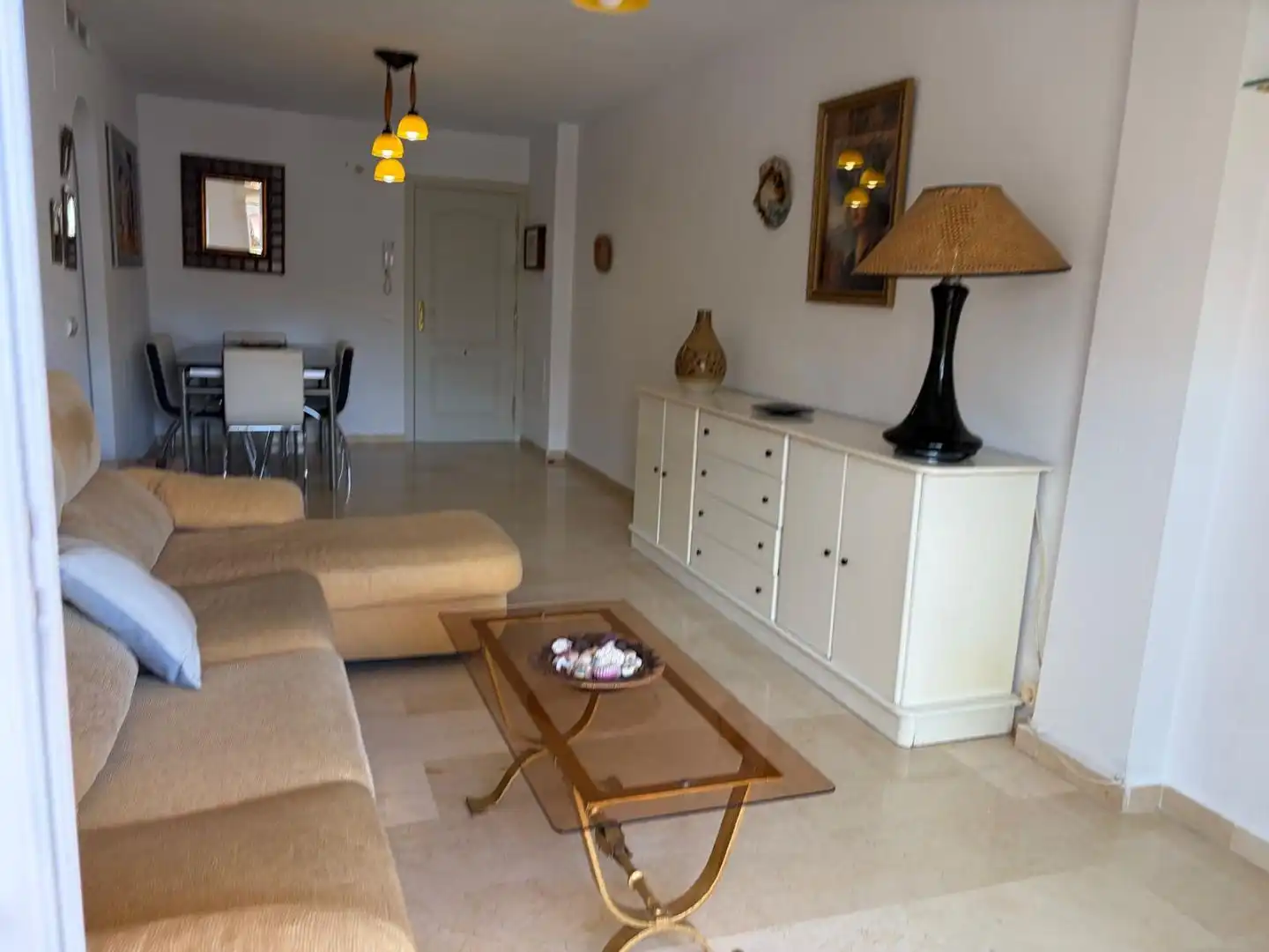 Flat for rent in Calle Ancla, 3, Zona Centro Comercial Torrequebrada Living room of Flat for rent in Benalmádena with Air Conditioner, Terrace and Swimming Pool