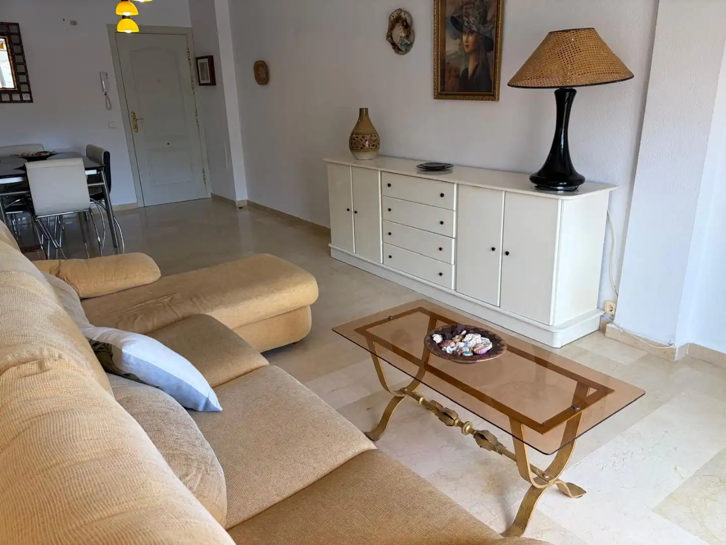 Flat for rent in Calle Ancla, 3, Zona Centro Comercial Torrequebrada Living room of Flat for rent in Benalmádena with Air Conditioner, Terrace and Swimming Pool