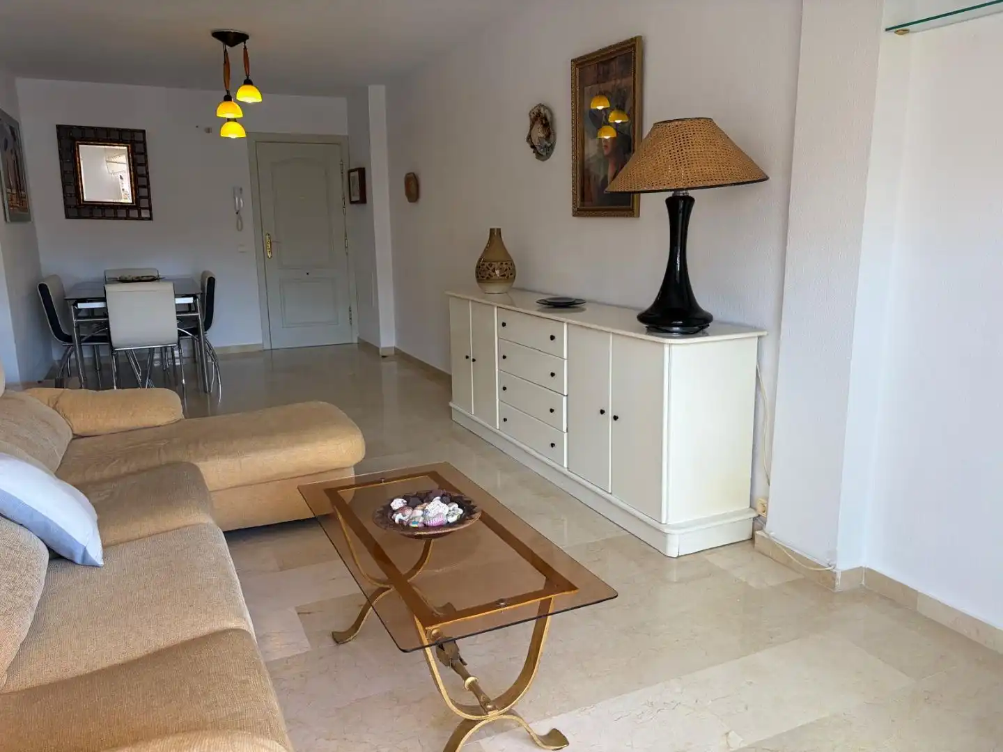 Flat for rent in Calle Ancla, 3, Zona Centro Comercial Torrequebrada Living room of Flat for rent in Benalmádena with Air Conditioner, Terrace and Swimming Pool