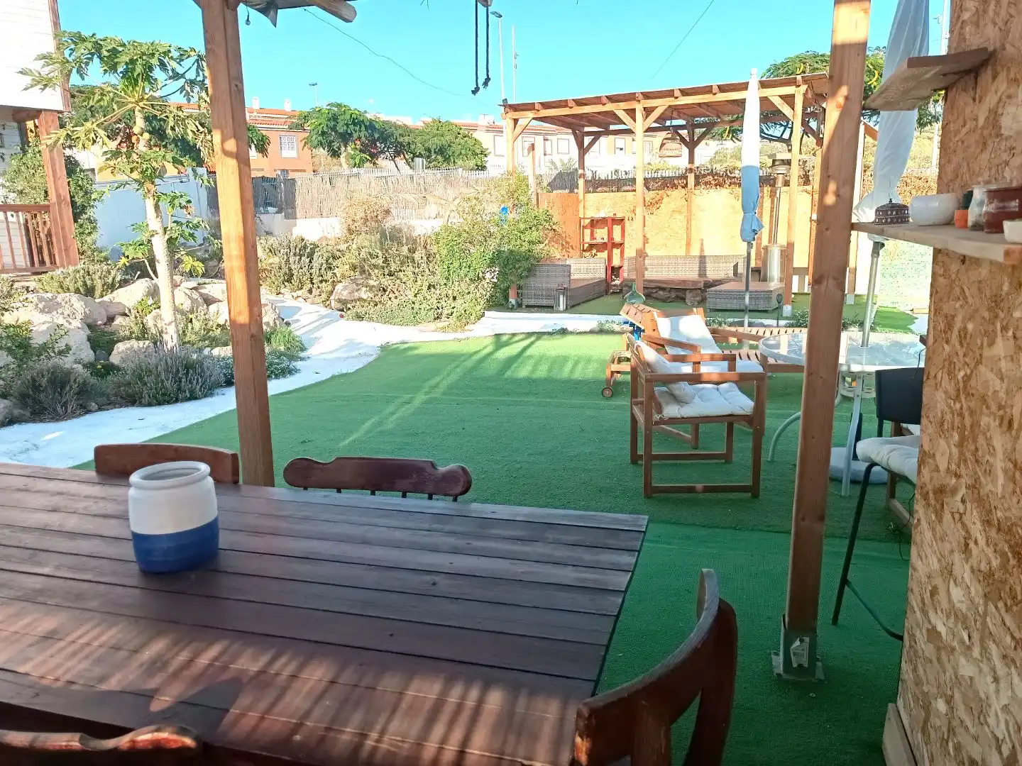 Terraza de Casa o chalet en venta en Granadilla de Abona con Aire acondicionado, Terraza y Piscina