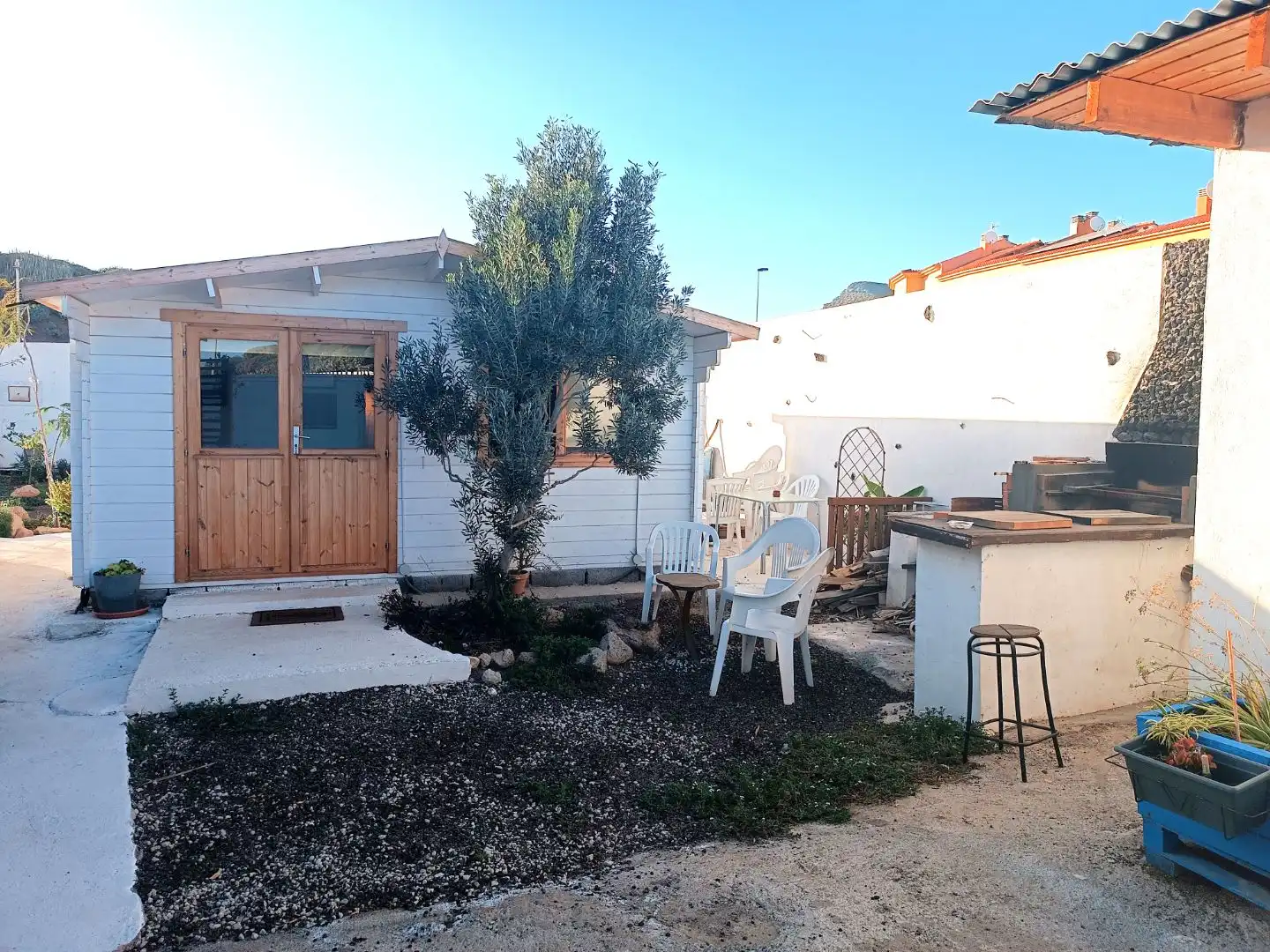 Jardín de Casa o chalet en venta en Granadilla de Abona con Aire acondicionado, Terraza y Piscina