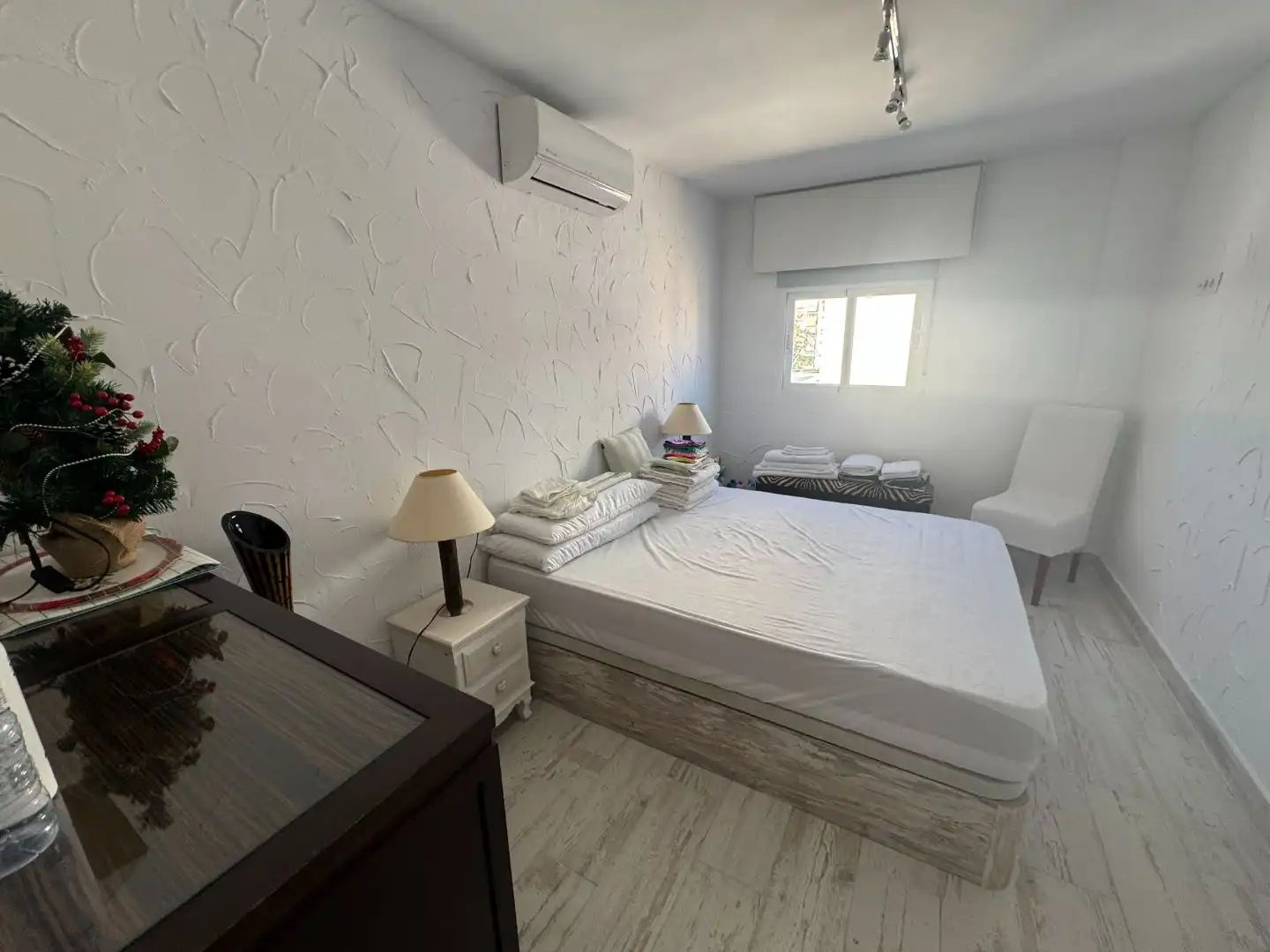 Bedroom of Flat for sale in Villajoyosa / La Vila Joiosa  with Air Conditioner, Furnished and Balcony