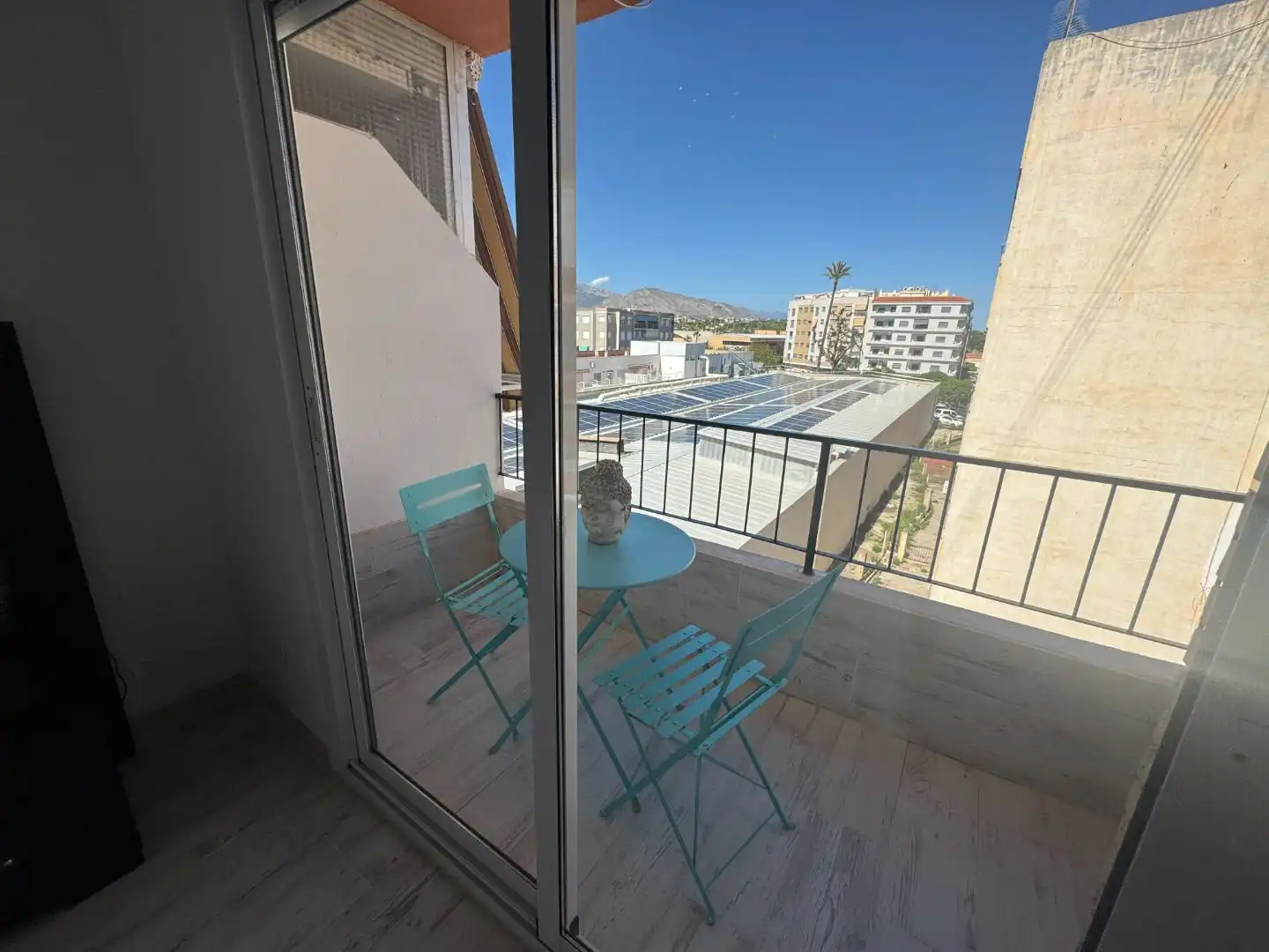 Balcony of Flat for sale in Villajoyosa / La Vila Joiosa  with Air Conditioner, Furnished and Balcony