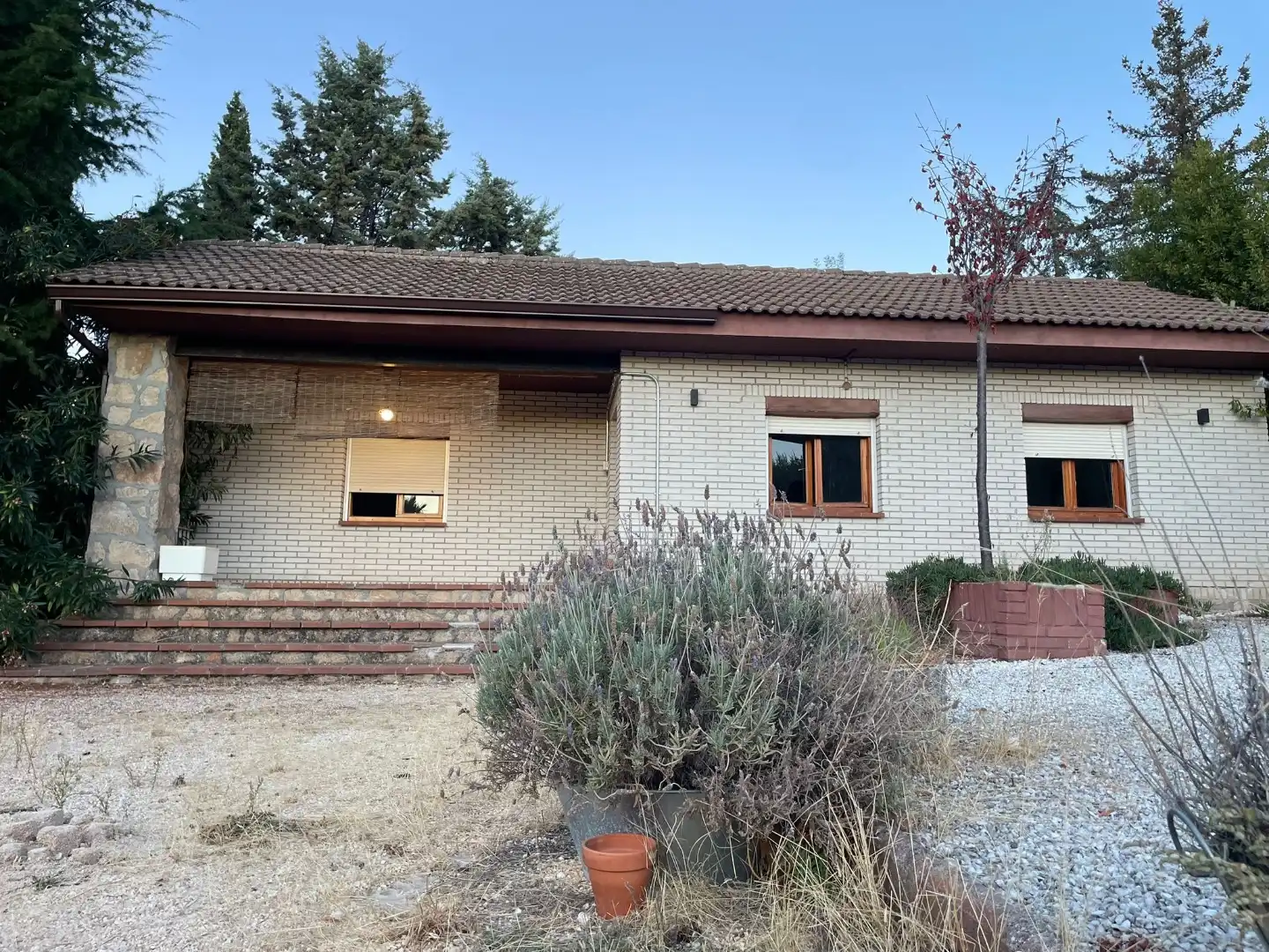 Vista exterior de Casa o chalet de alquiler en Becerril de la Sierra con Calefacción, Jardín privado y Terraza