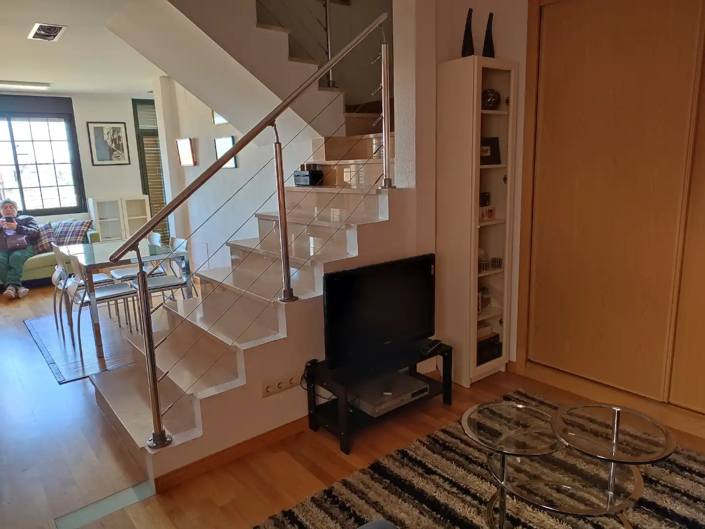 Living room of Duplexes for rent in Toledo  with Air Conditioner, Heating and Parquet flooring