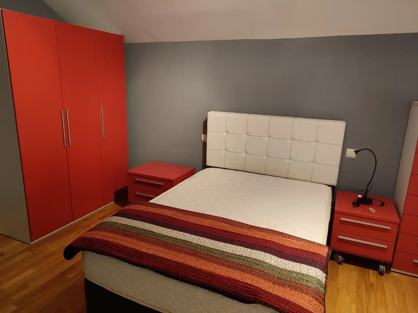 Bedroom of Duplexes for rent in Toledo  with Air Conditioner, Heating and Parquet flooring