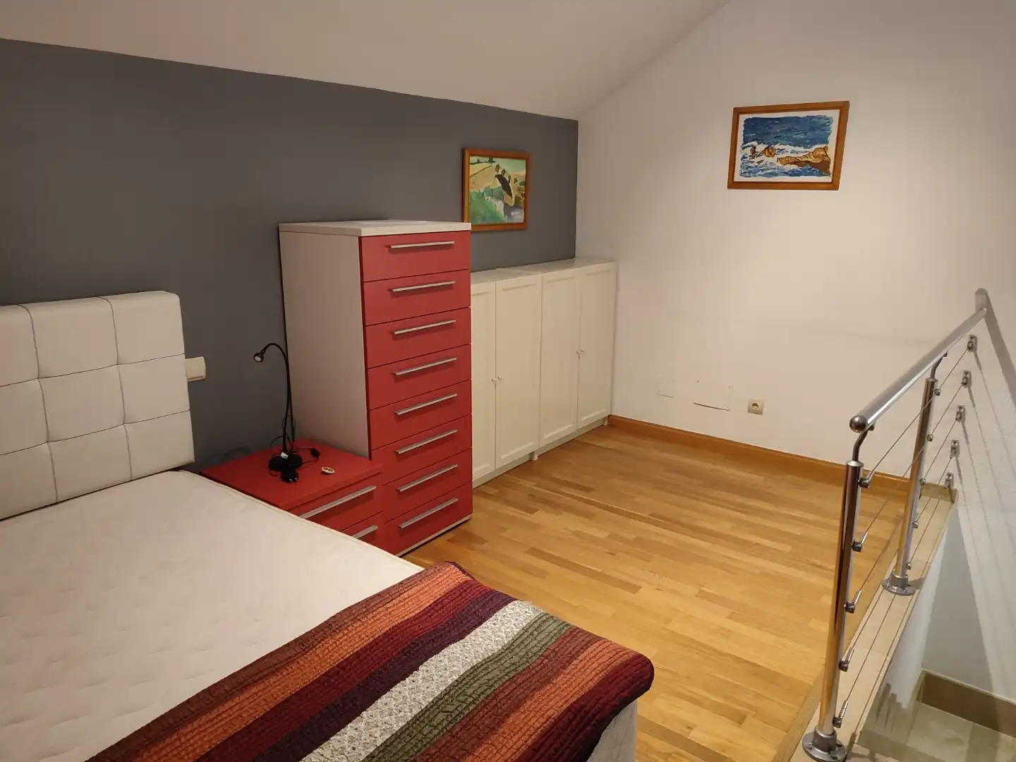 Bedroom of Duplexes for rent in Toledo  with Air Conditioner, Heating and Parquet flooring