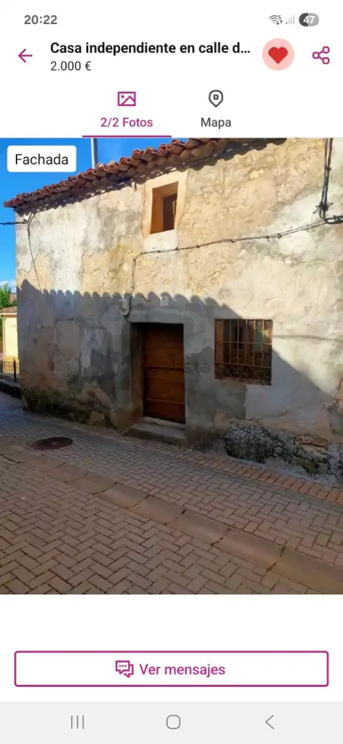 Vista exterior de Casa adosada en venta en Maranchón
