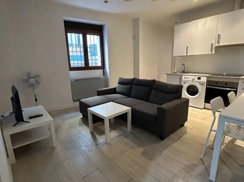 Wohnzimmer von Wohnung zur Miete in  Madrid Capital
