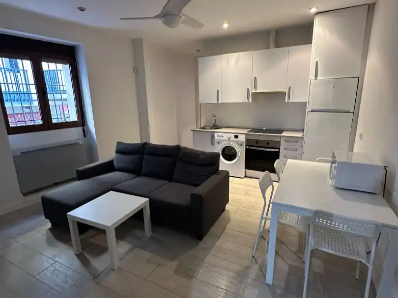 Sala de estar de Piso de alquiler en  Madrid Capital