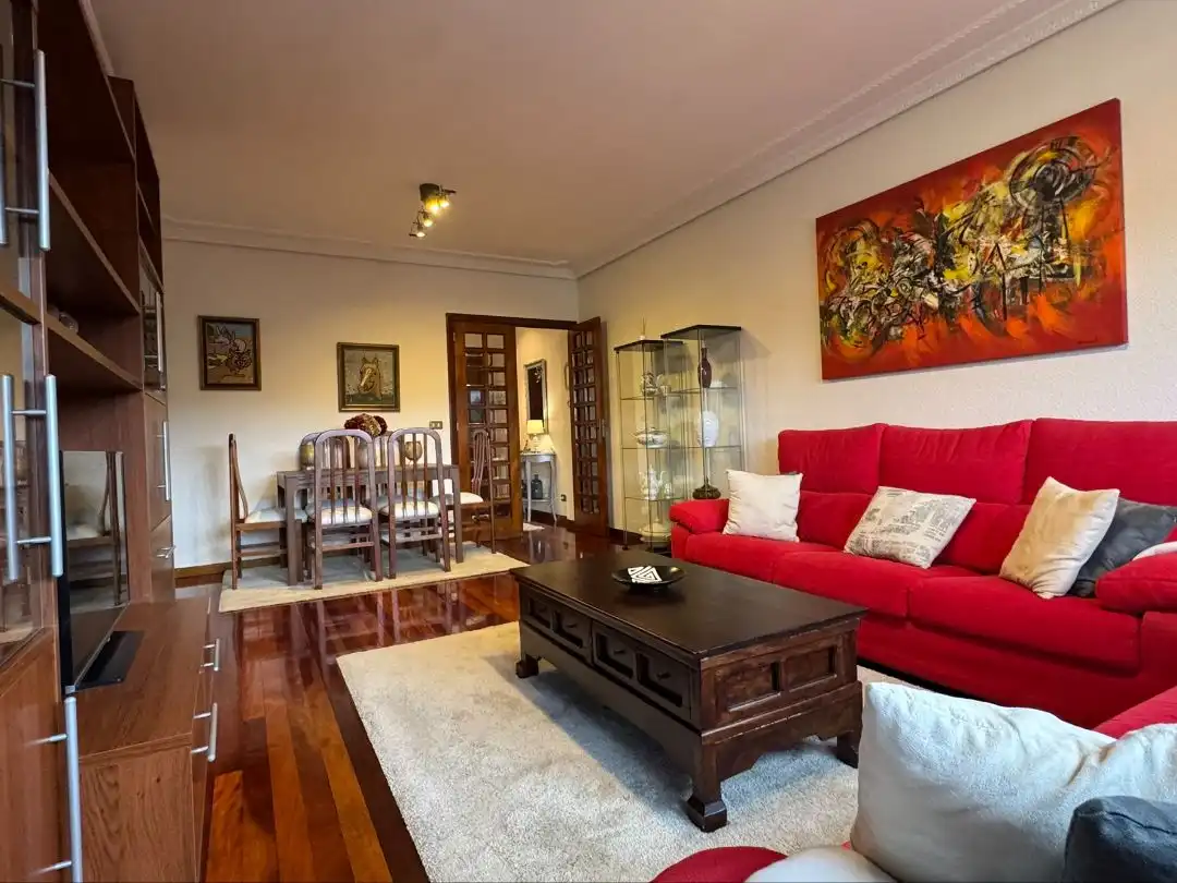 Living room of Flat for sale in Tui  with Heating, Parquet flooring and Terrace