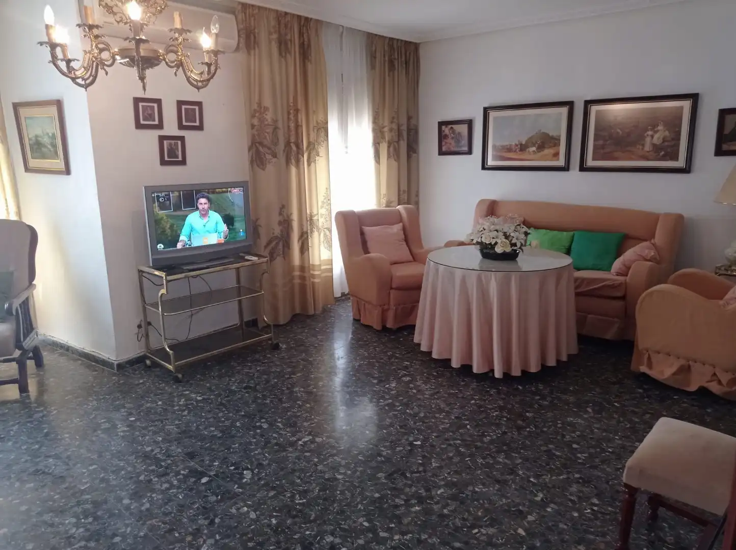 Sala de estar de Piso de alquiler en Mancha Real con Aire acondicionado, Calefacción y Terraza