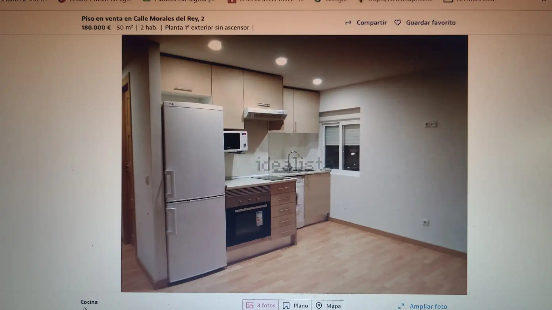 Flat for sale in Calle del Fresno, 4, Arcos Kitchen of Flat for sale in Madrid with Parquet flooring, Oven and Washing machine