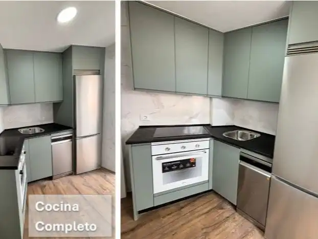 Cuina de Pis en venda en  Madrid Capital amb Aire condicionat i Terrassa
