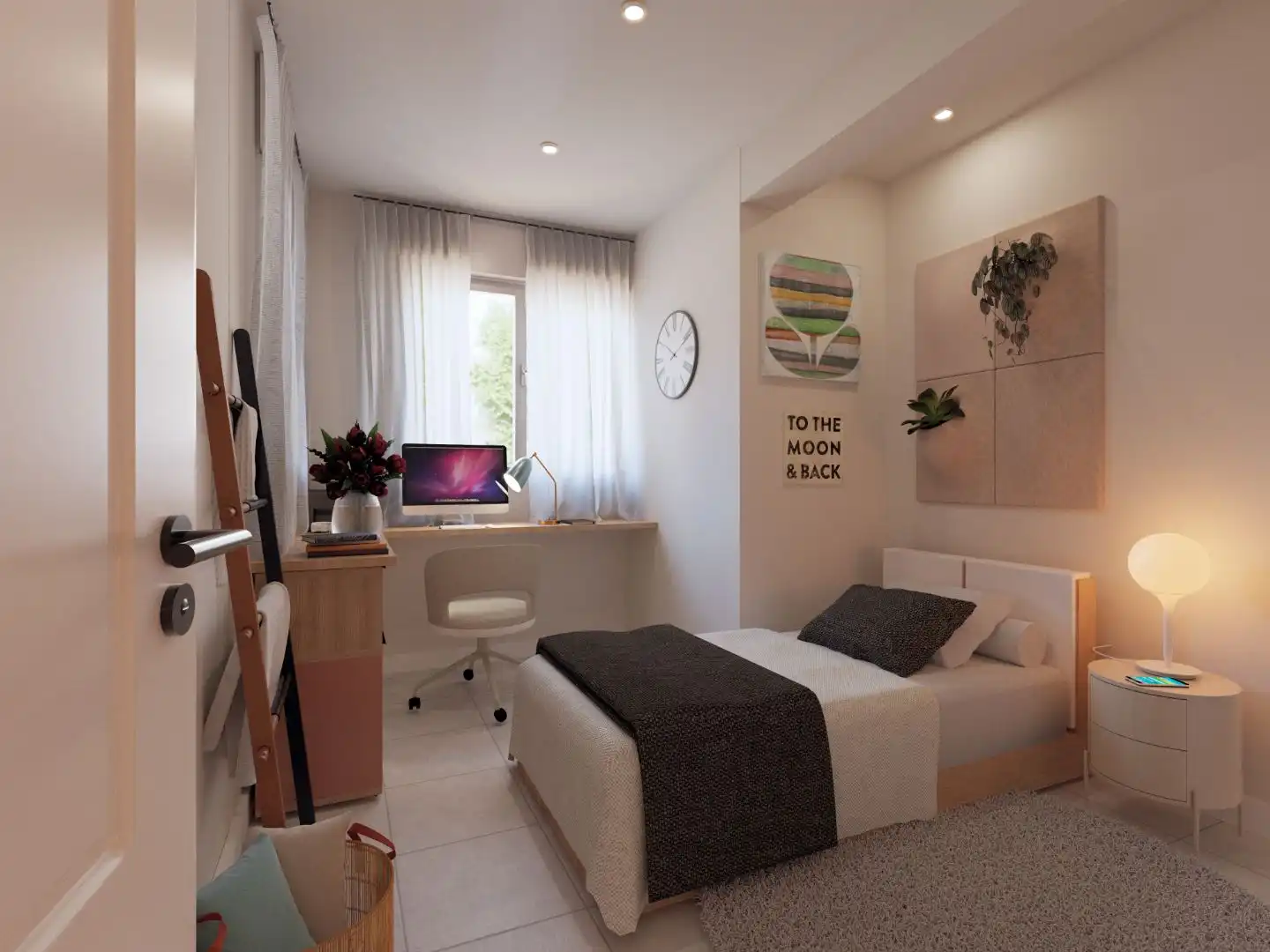 Habitación de Piso en venta en  Madrid Capital con Aire acondicionado y Terraza