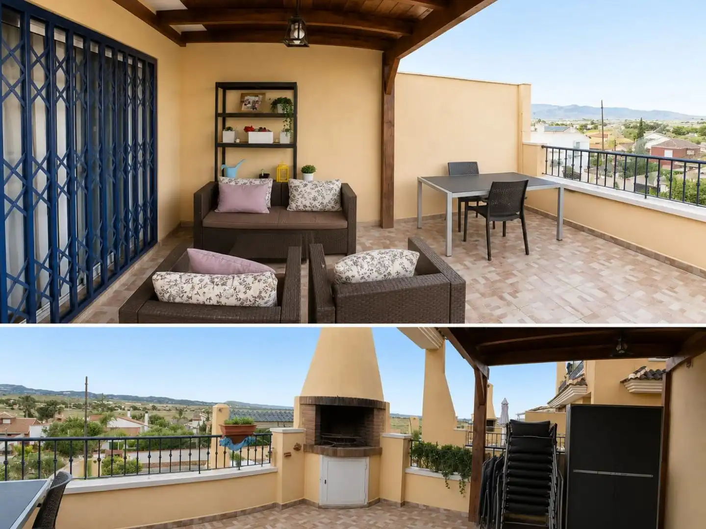 Terrasse von Wohnung zum Verkauf in Mutxamel mit Klimaanlage, Terrasse und Schwimmbad