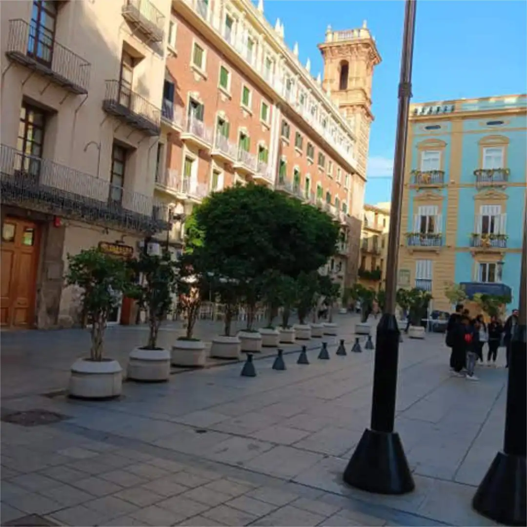 Flat for rent in La Seu Exterior view of Flat for rent in Valencia with Heating, Furnished and Pets allowed