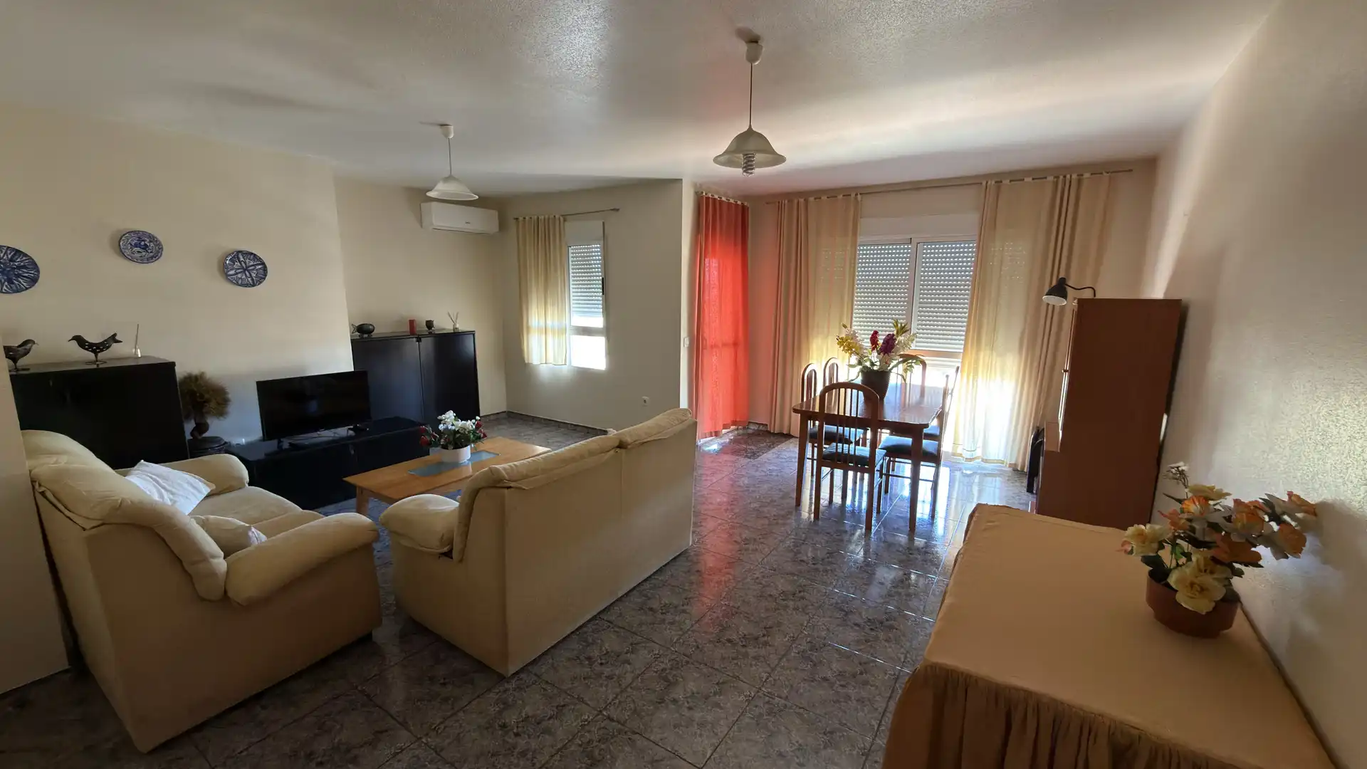 Flat for sale in Camino Real, 38a, Puerto Lumbreras Living room of Flat for sale in Puerto Lumbreras with Air Conditioner, Terrace and Balcony