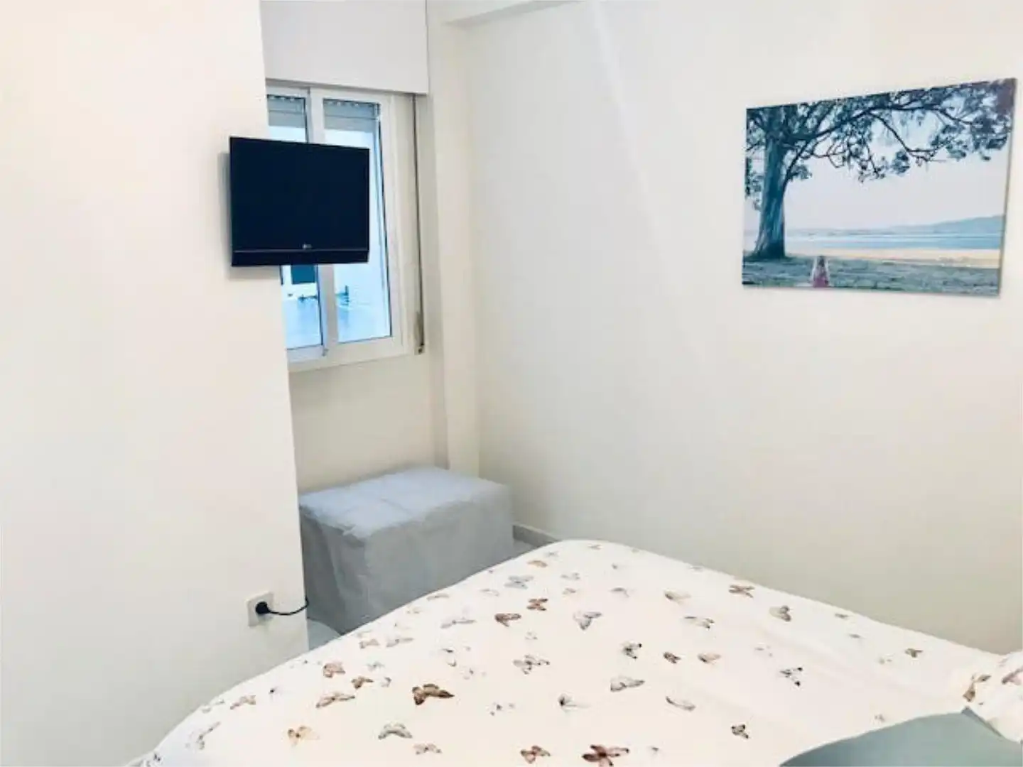 Wohnungen zur Miete in Raxó Schlafzimmer von Wohnungen zur Miete in Poio mit Terrasse, Abstellraum und Möbliert