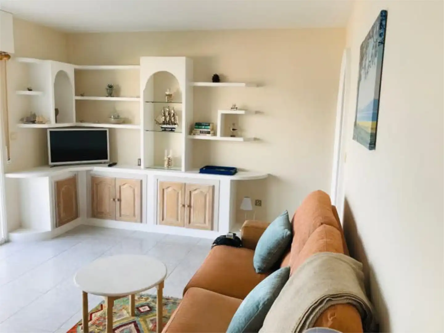 Wohnungen zur Miete in Raxó Wohnzimmer von Wohnungen zur Miete in Poio mit Terrasse, Abstellraum und Möbliert