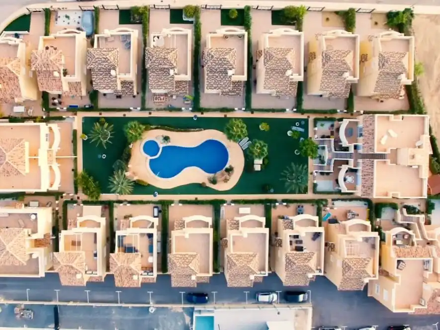 Vista exterior de Casa o chalet de alquiler en San Fulgencio con Aire acondicionado, Calefacción y Jardín privado