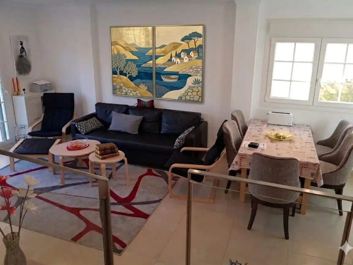 Sala de estar de Casa o chalet de alquiler en San Fulgencio con Aire acondicionado, Calefacción y Jardín privado