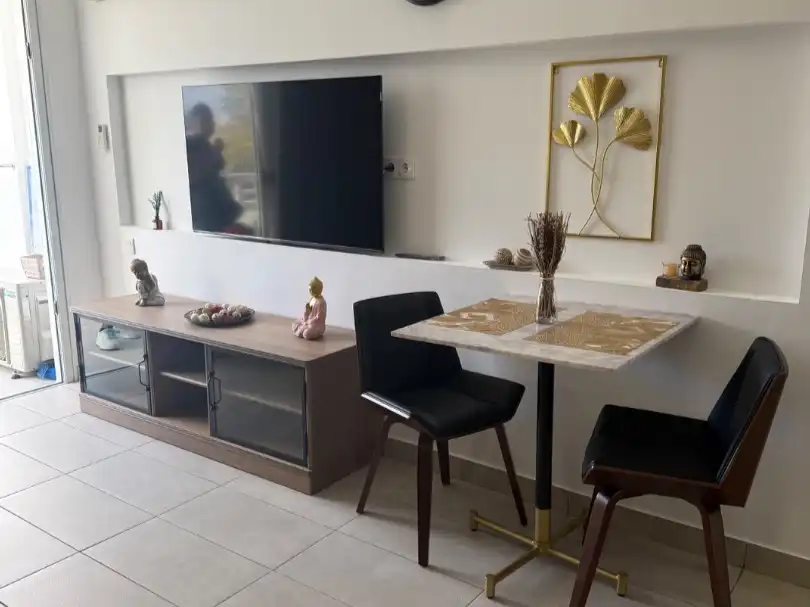 Flat for rent in Calle San Cristóbal de la Laguna, 7, Playa del Inglés Dining room of Flat for rent in San Bartolomé de Tirajana with Air Conditioner, Terrace and Swimming Pool
