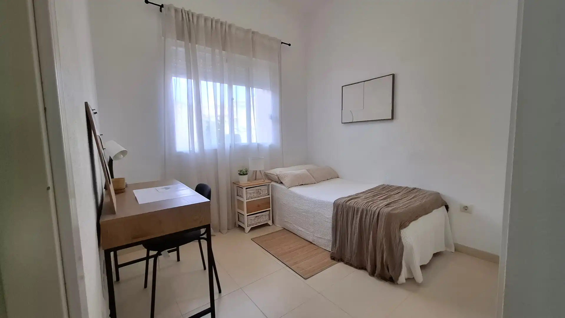 Schlafzimmer von Wohnung zum Verkauf in La Nucia mit Klimaanlage, Privatgarten und Terrasse