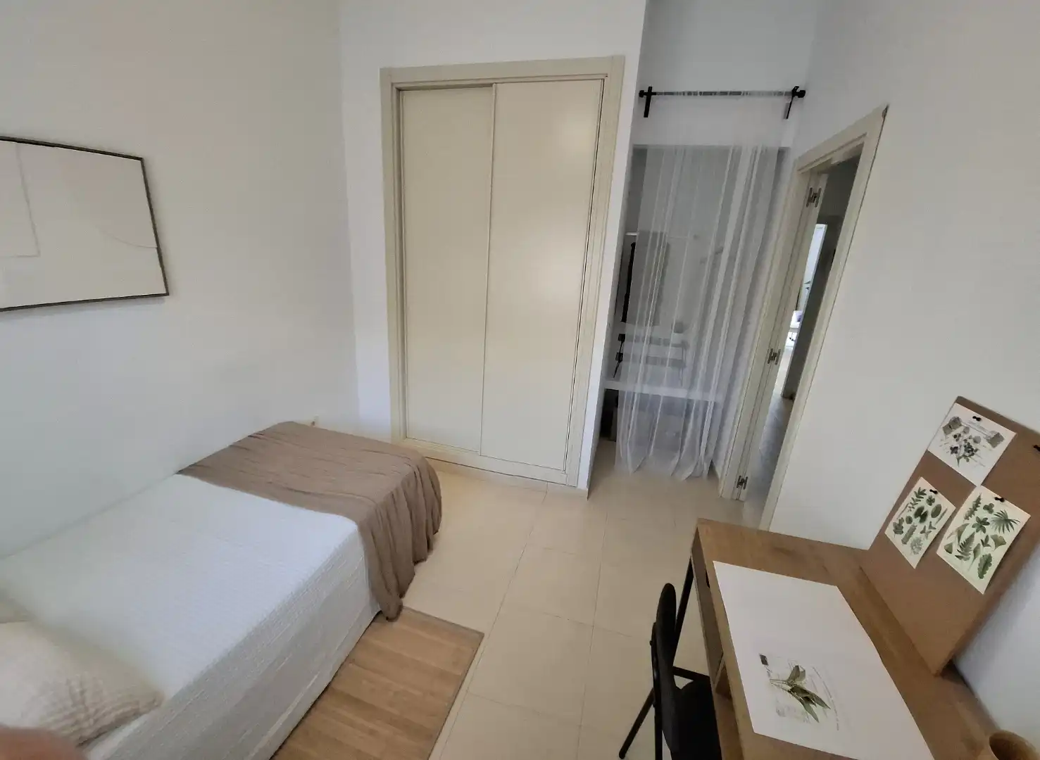 Schlafzimmer von Wohnung zum Verkauf in La Nucia mit Klimaanlage, Privatgarten und Terrasse