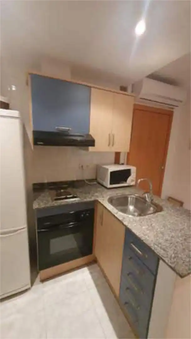 Apartament de lloguer a Regueral - Prat d'en Forés Cuina de Apartament de lloguer en Cambrils amb Calefacció, Jardí privat i Terrassa