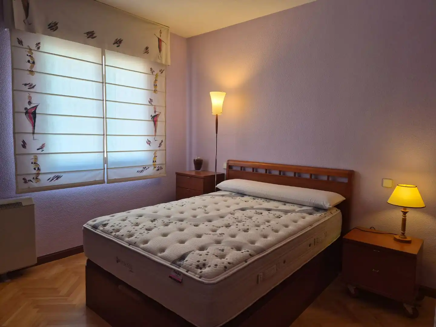 Bedroom of Flat for rent in  Madrid Capital  with Air Conditioner, Terrace and Balcony
