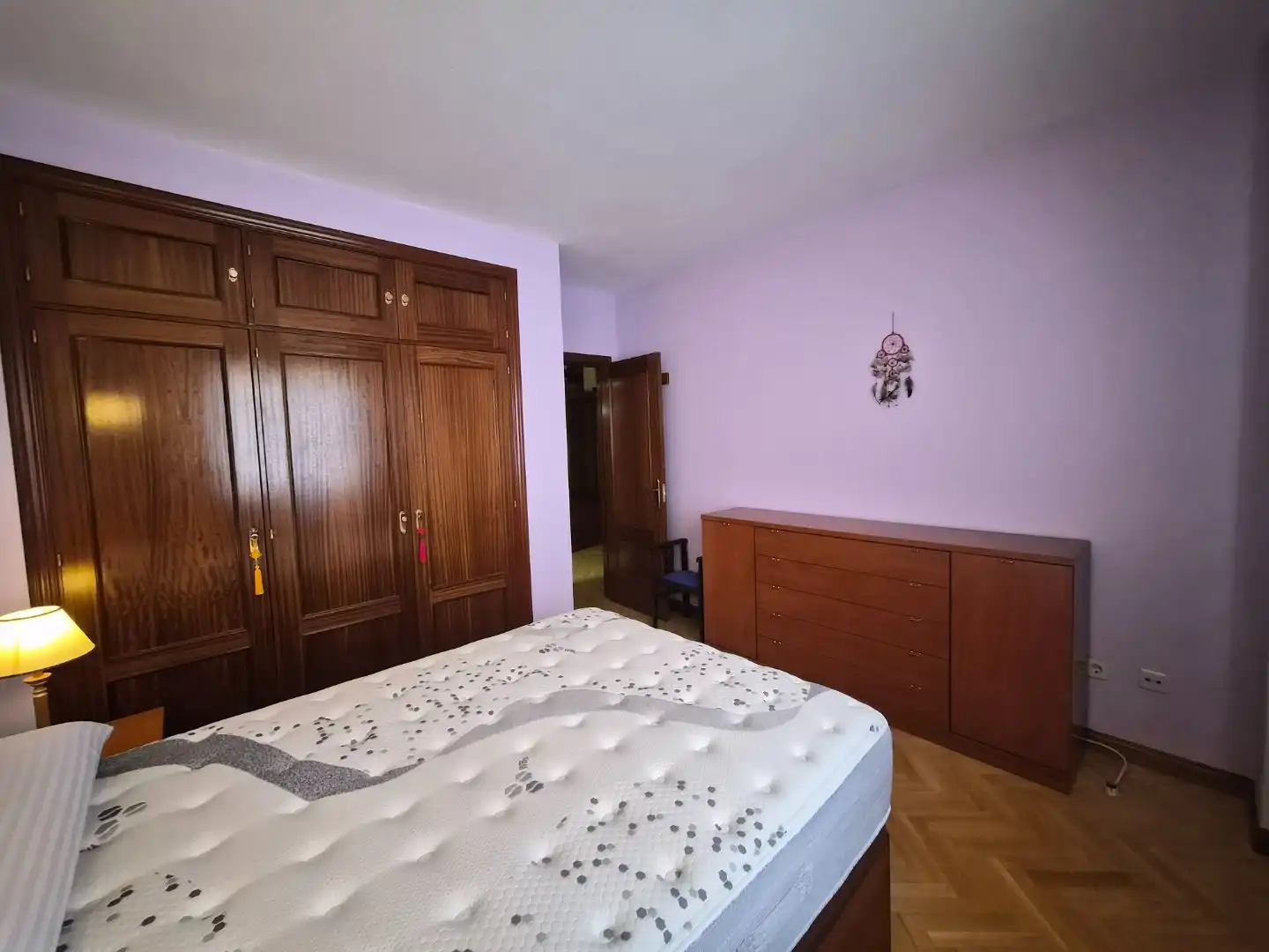 Bedroom of Flat for rent in  Madrid Capital  with Air Conditioner, Terrace and Balcony