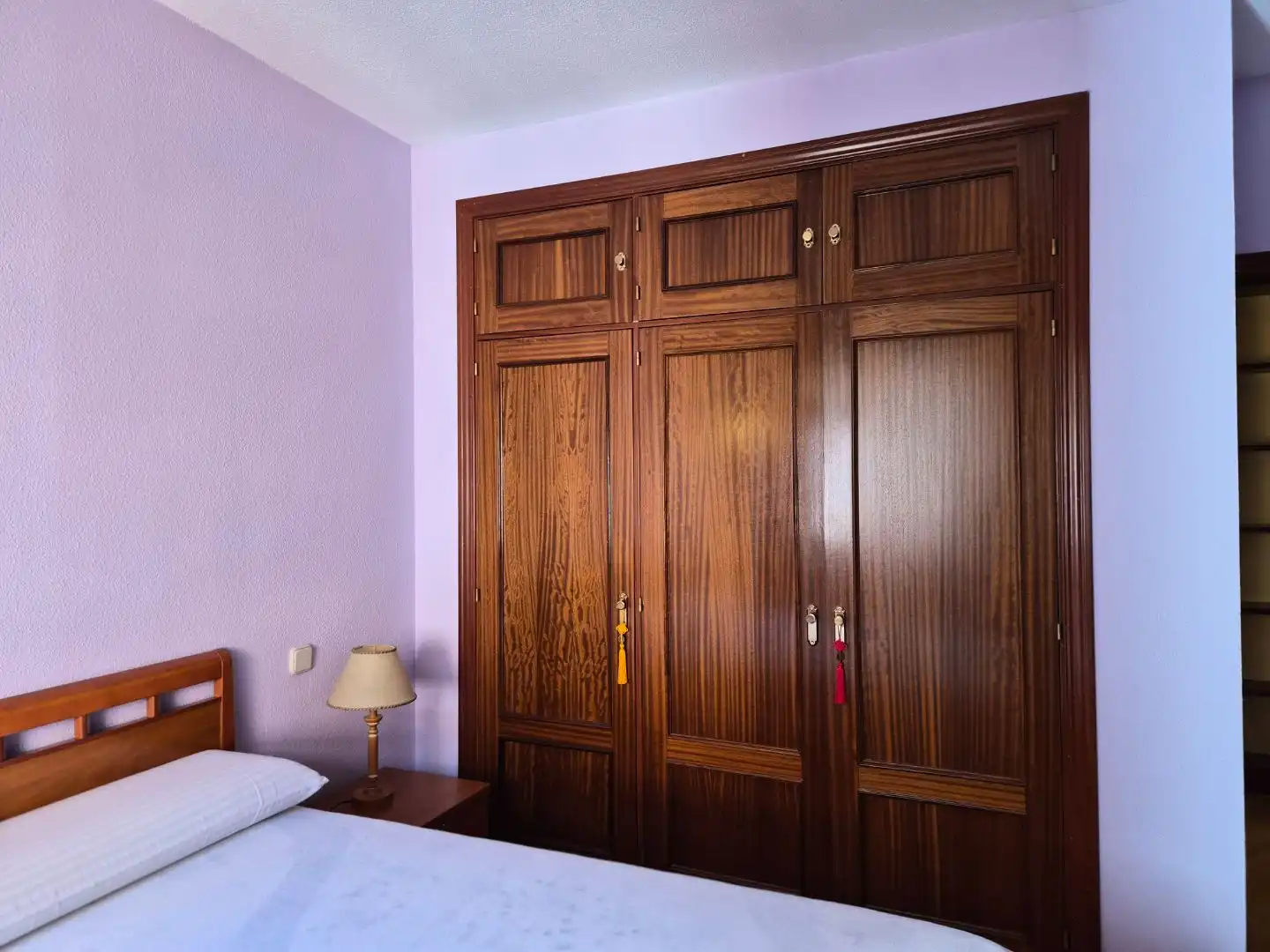 Bedroom of Flat for rent in  Madrid Capital  with Air Conditioner, Terrace and Balcony