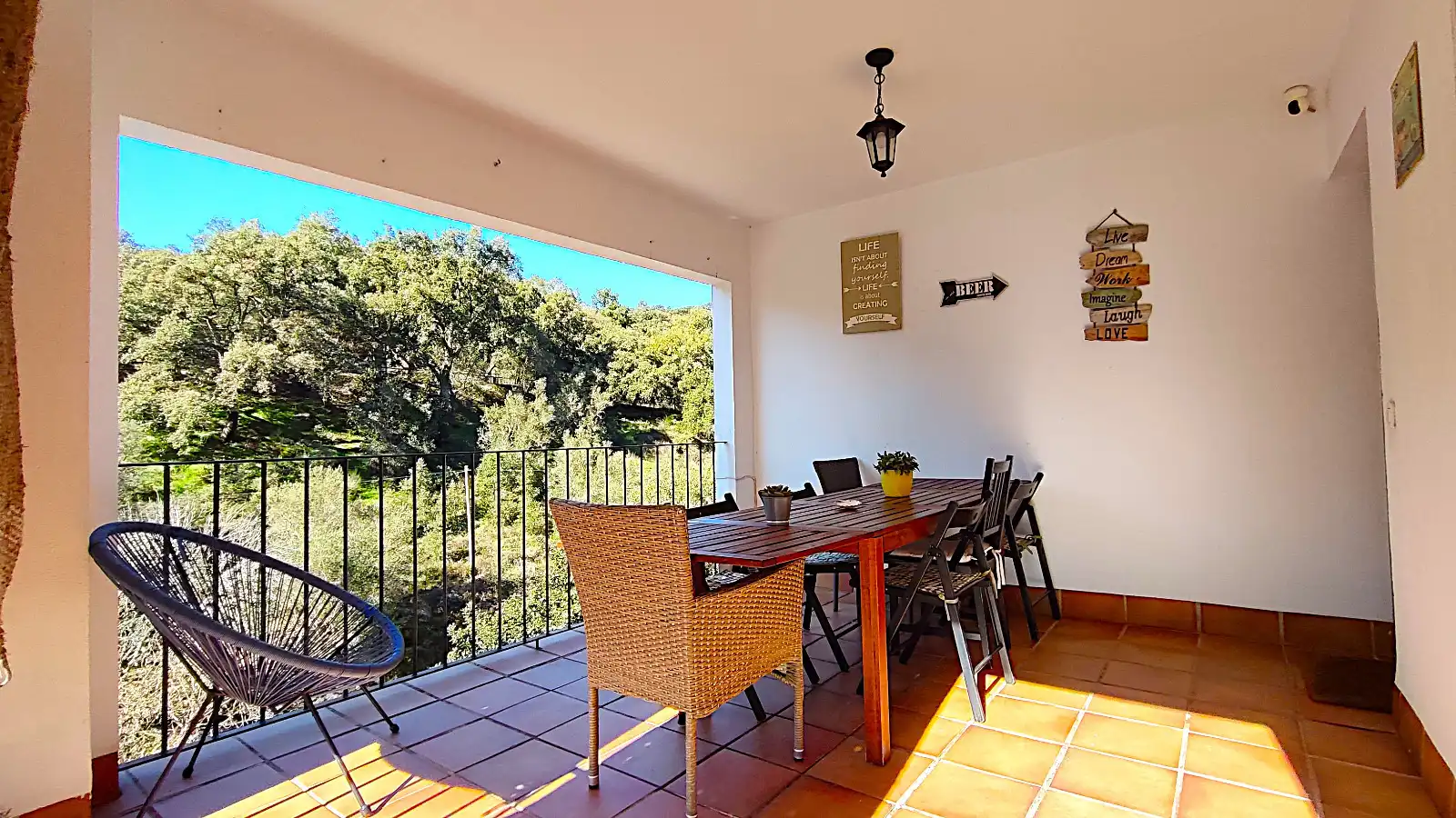 Terraza de Casa o chalet de alquiler en Aracena