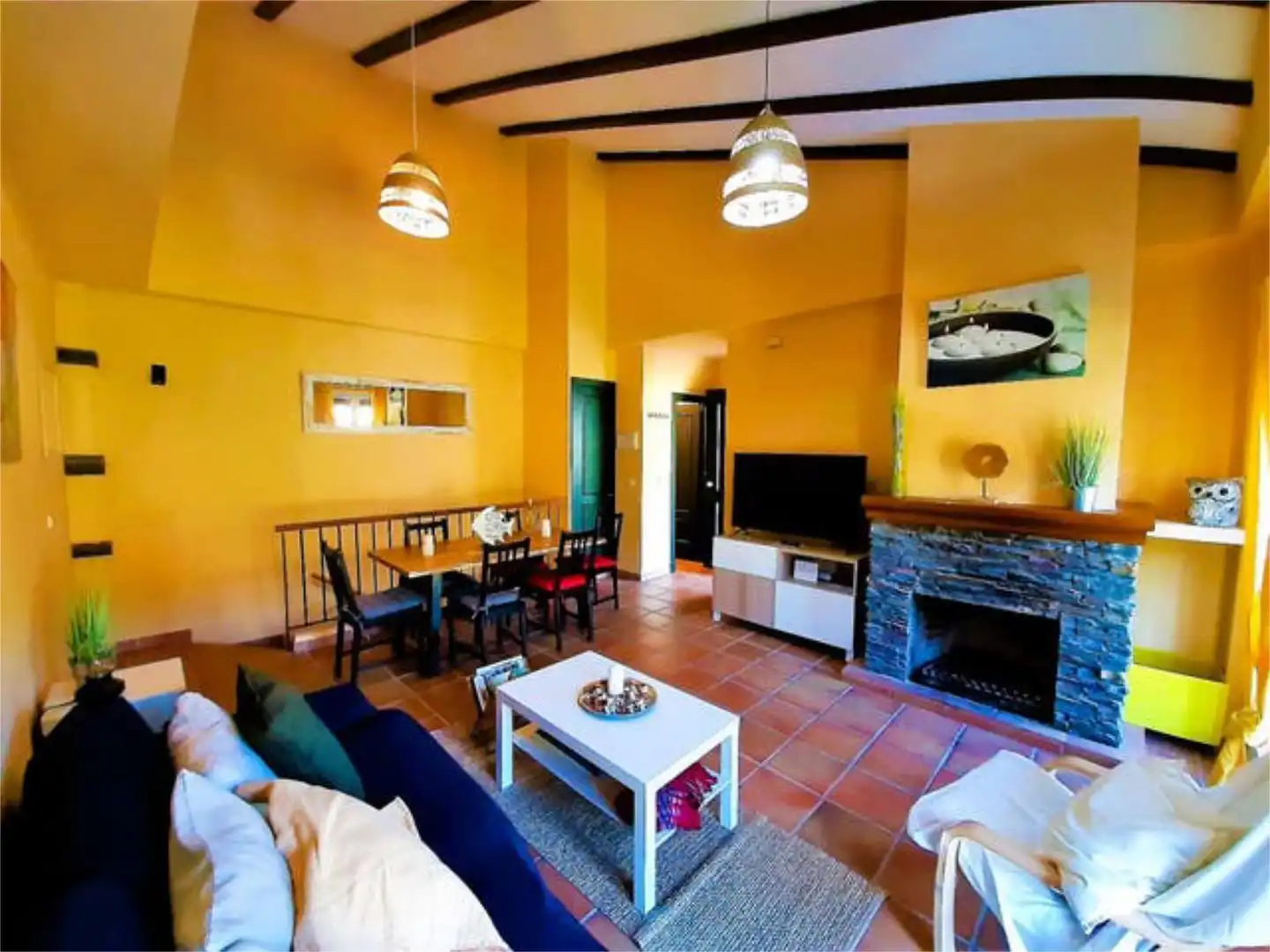 Sala de estar de Casa o chalet de alquiler en Aracena con Jardín privado, Trastero y Piscina