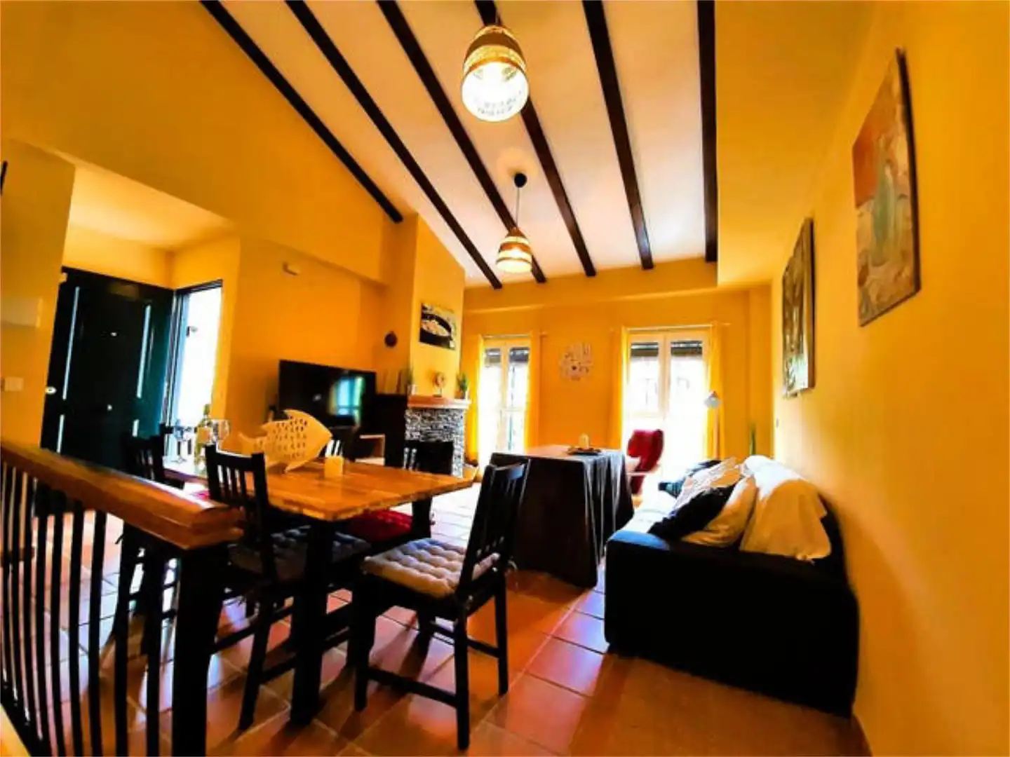 Sala de estar de Casa o chalet de alquiler en Aracena con Jardín privado, Trastero y Piscina