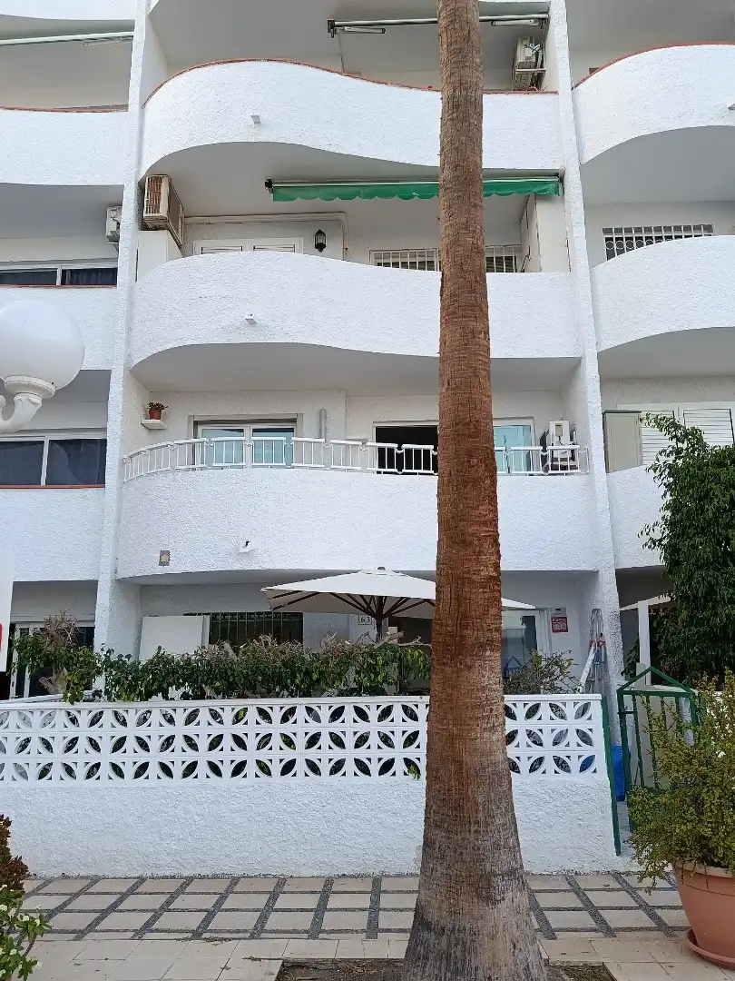 Apartamento de alquiler en Calle los Jazmines, 7, San Agustín - Bahía Feliz Vista exterior de Apartamento de alquiler en San Bartolomé de Tirajana con Aire acondicionado, Piscina y Amueblado