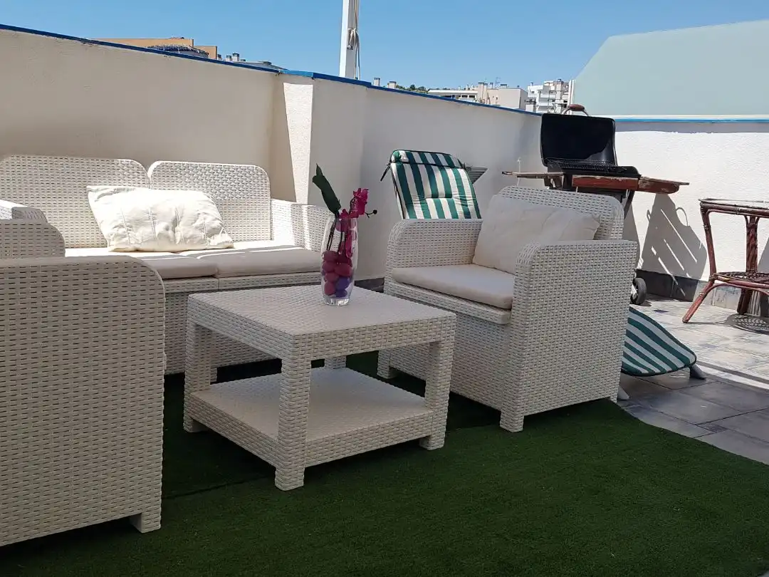 Attic for sale in Carrer Xaloc, 7, La Cala de Villajoyosa Terrace of Attic for sale in Villajoyosa / La Vila Joiosa with Air Conditioner, Terrace and Swimming Pool