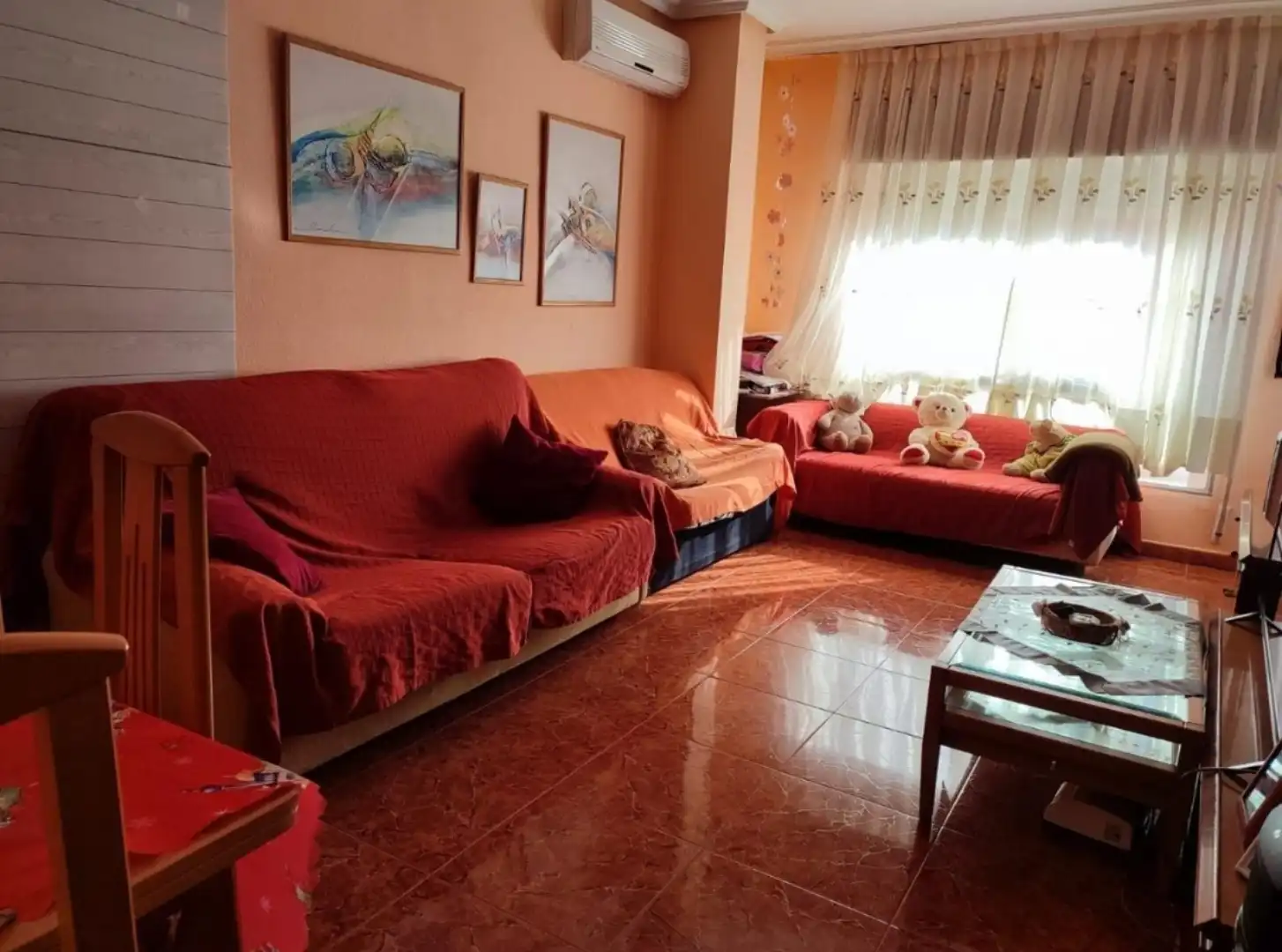 Attic for sale in Calle Lanza, 11, Torreagüera Living room of Attic for sale in Murcia Capital with Air Conditioner, Terrace and Balcony
