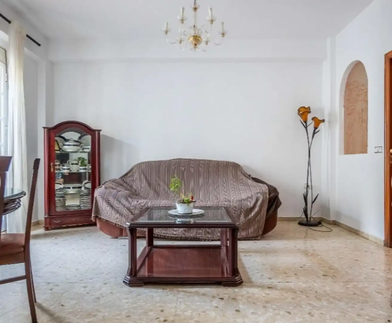 Casa o chalet en venta en Calle Cristina Hoyos, 8, La Plata Sala de estar de Casa o chalet en venta en Sevilla Capital con Aire acondicionado y Terraza