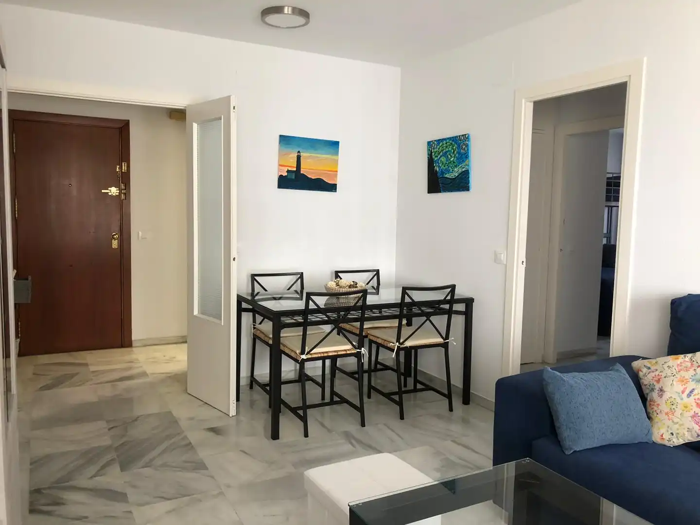 Piso de alquiler en Calle Ancora, 25, El Ancla Comedor de Piso de alquiler en El Puerto de Santa María con Aire acondicionado, Calefacción y Jardín privado