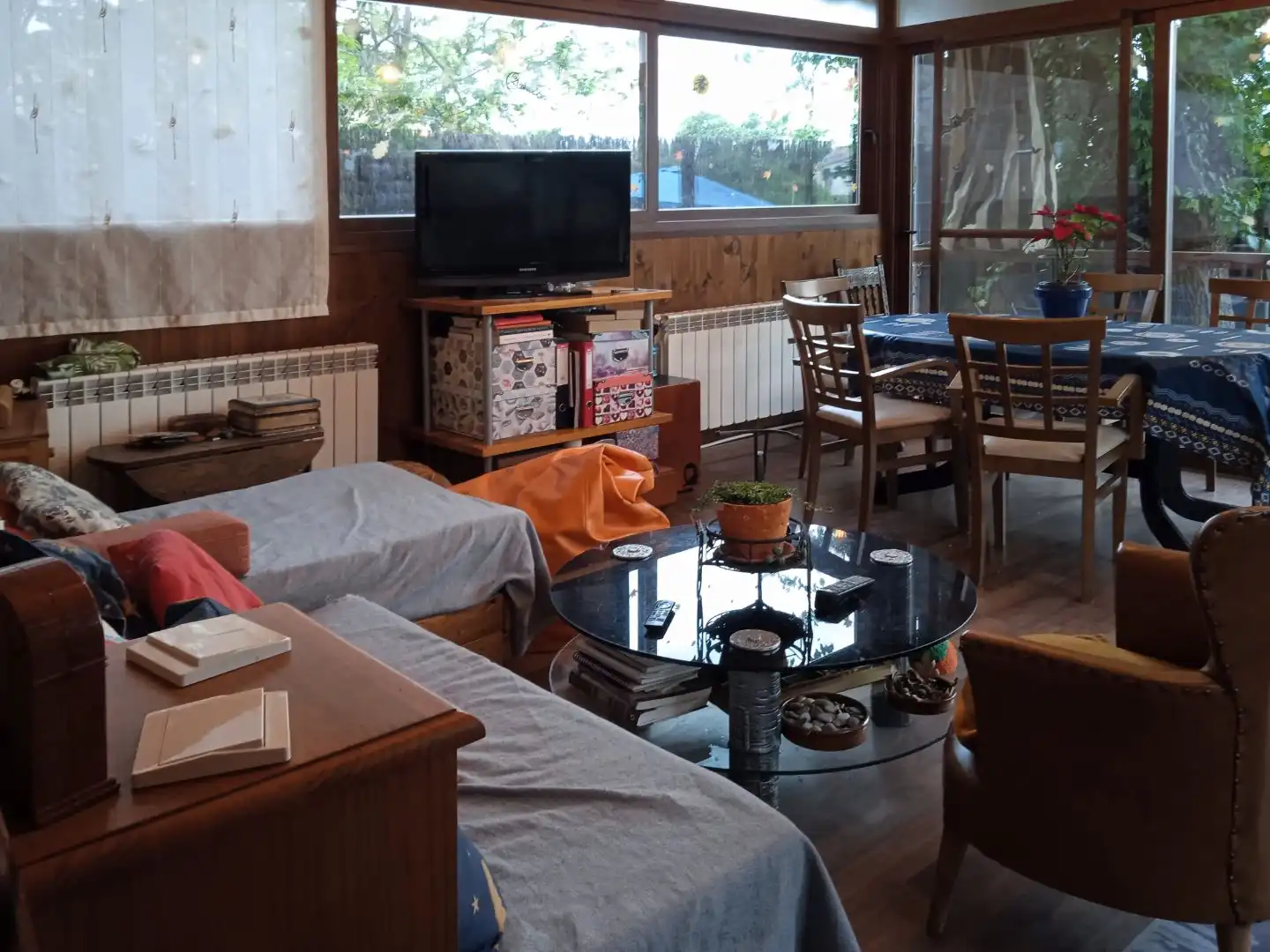 Living room of Flat for sale in Colmenarejo  with Heating, Private garden and Terrace