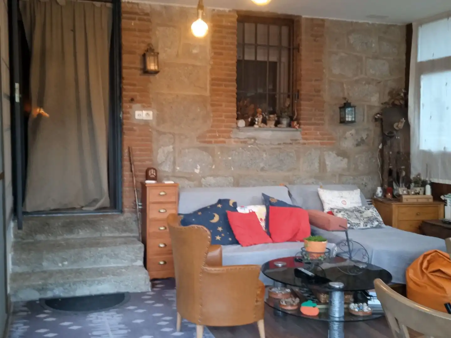 Living room of Flat for sale in Colmenarejo  with Heating, Private garden and Terrace