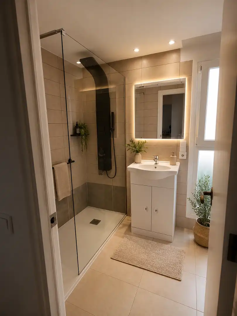 Wohnung zum Verkauf in Carrer de Santa Praxedis, 1, Sant Agustí Badezimmer von Wohnung zum Verkauf in Palma de Mallorca mit Klimaanlage, Terrasse und Schwimmbad