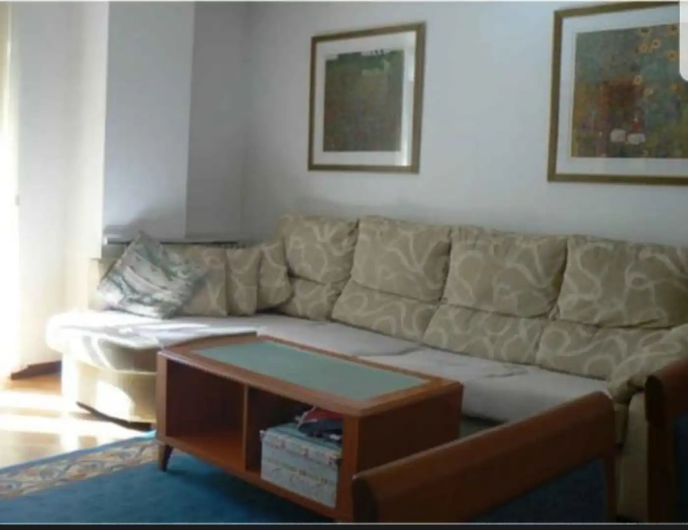 Sala de estar de Piso de alquiler en Zamora Capital  con Calefacción, Parquet y Amueblado