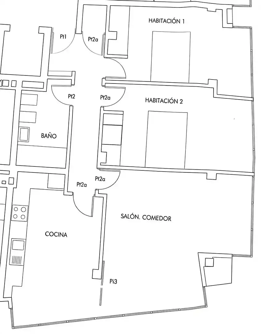 Wohnung zum Verkauf in Rúa Noas, 30, Betanzos Wohnung zum Verkauf in Betanzos mit Heizung
