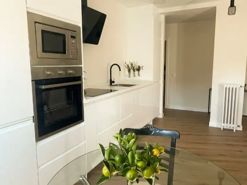 Küche von Wohnung zum Verkauf in  Madrid Capital mit Terrasse